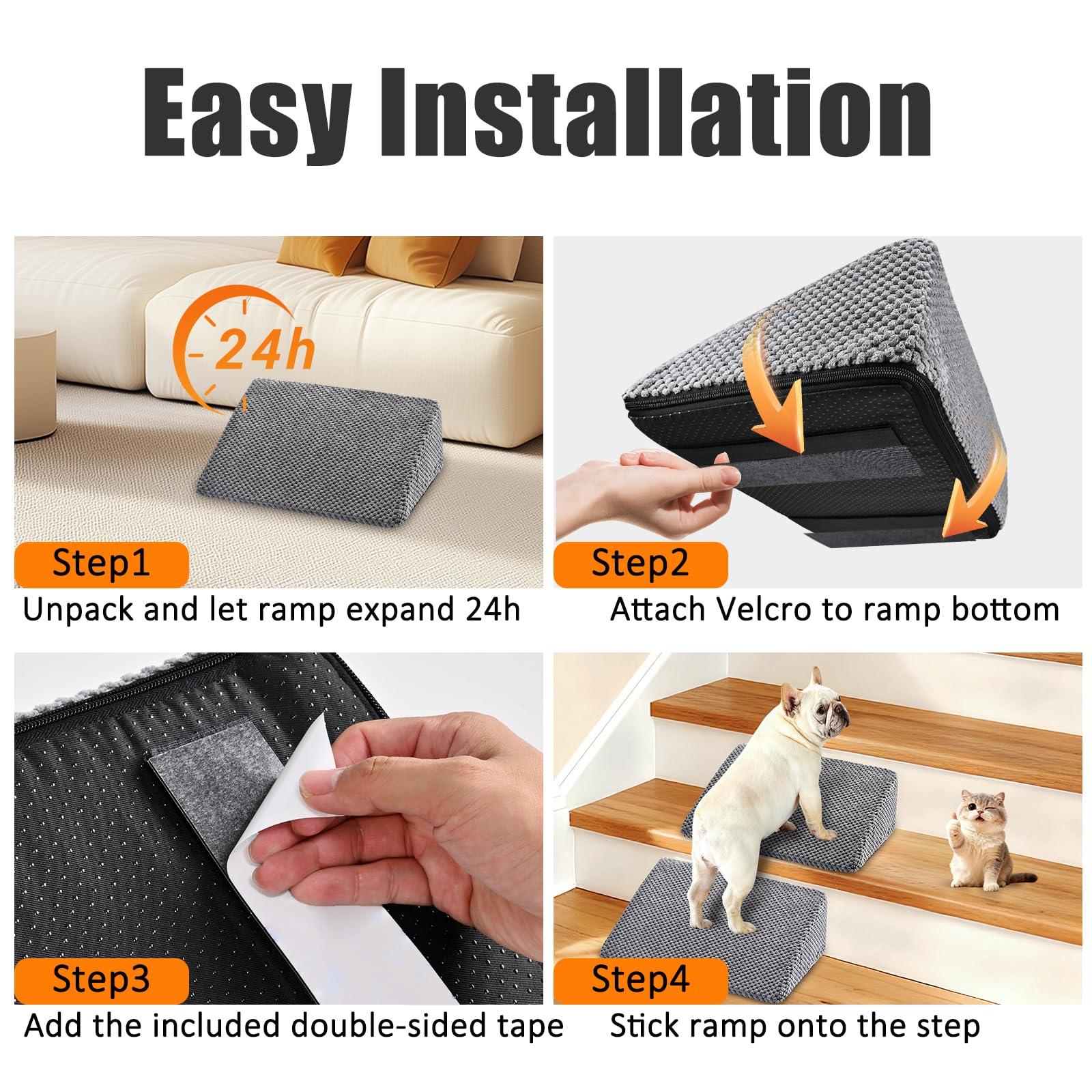 Inanil dog ramp 6-pack box highlights value for multi-pet homes.