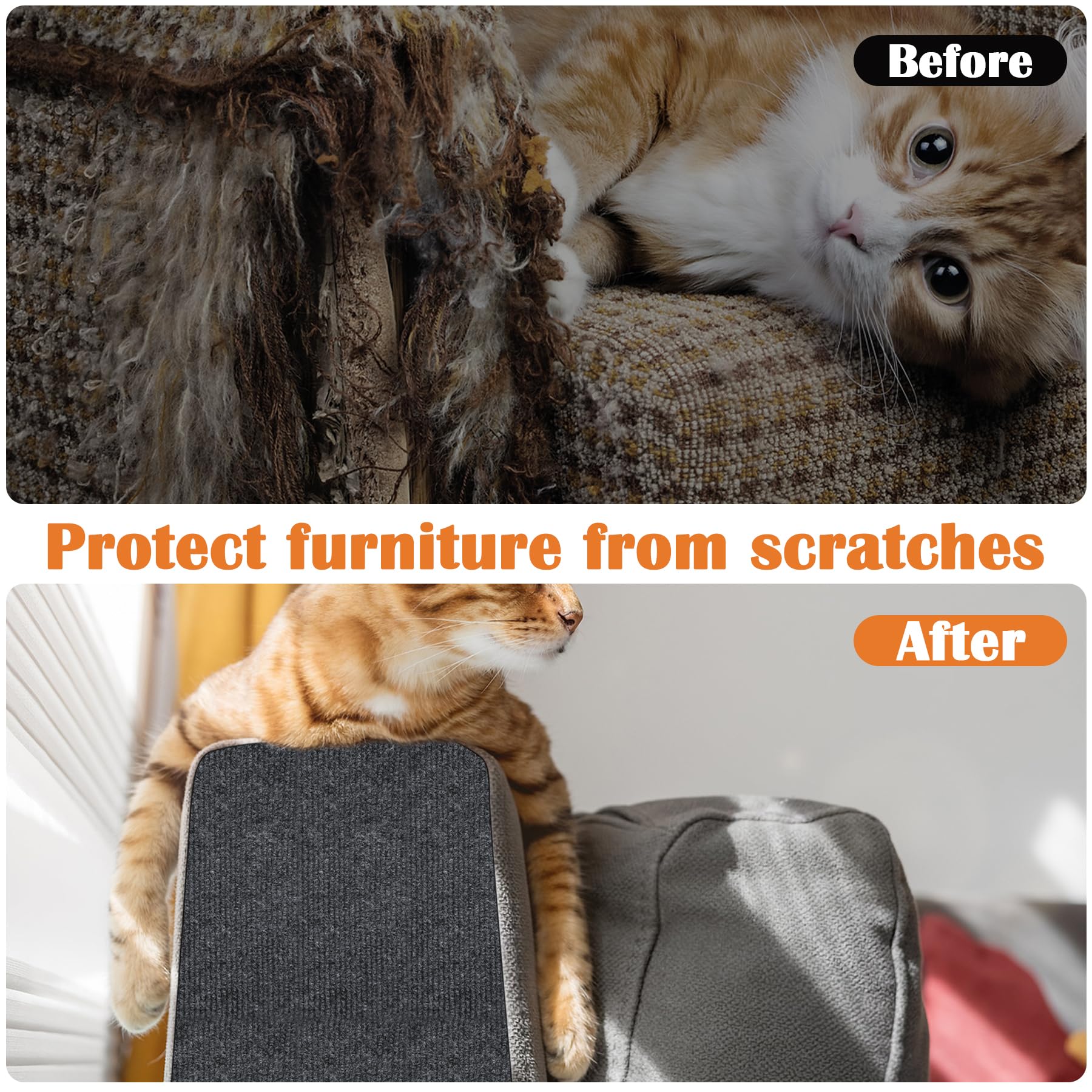 Inchoco couch protector hot-melt backing provides secure adhesion