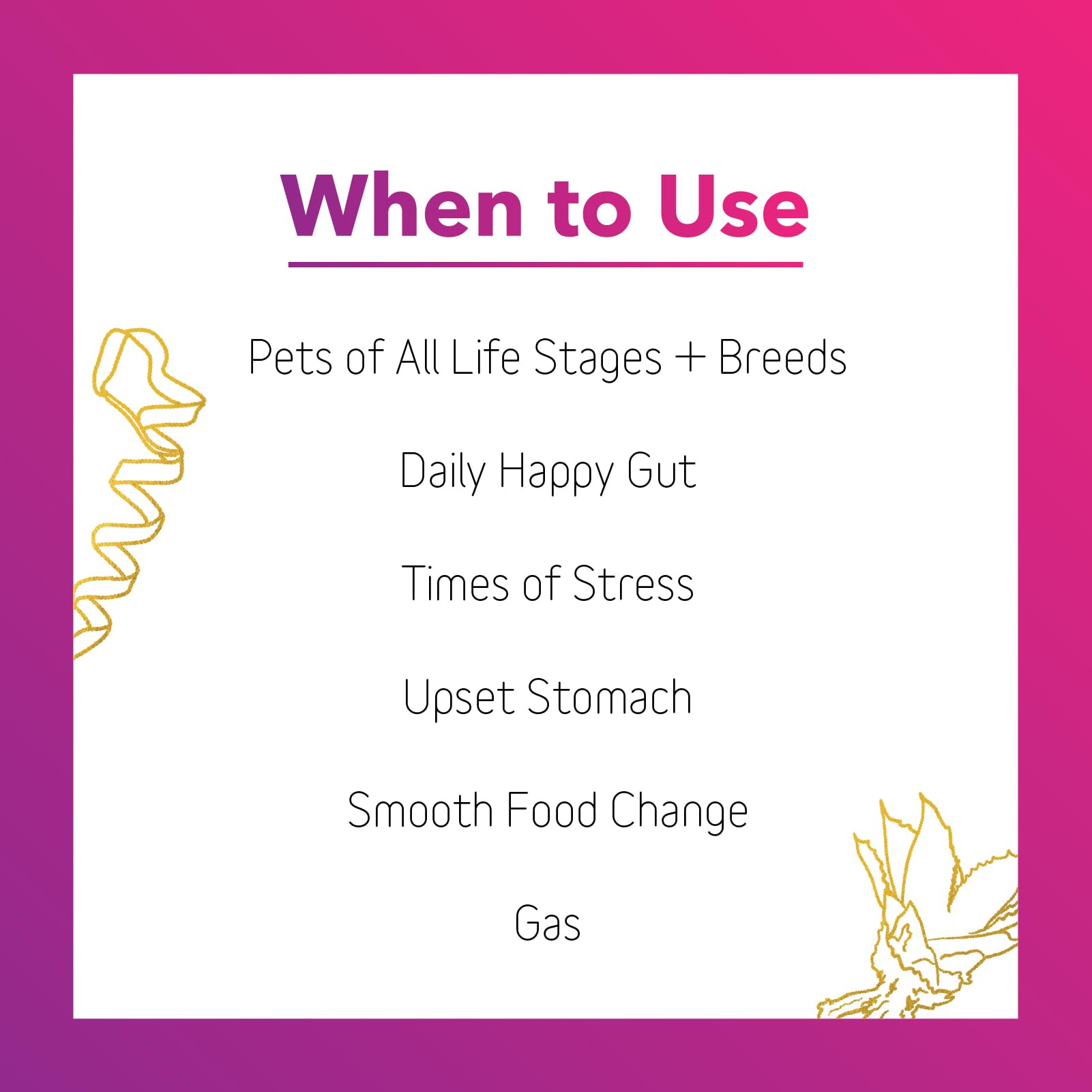 In Clover Optagest pet diet balance concept for overall gut health