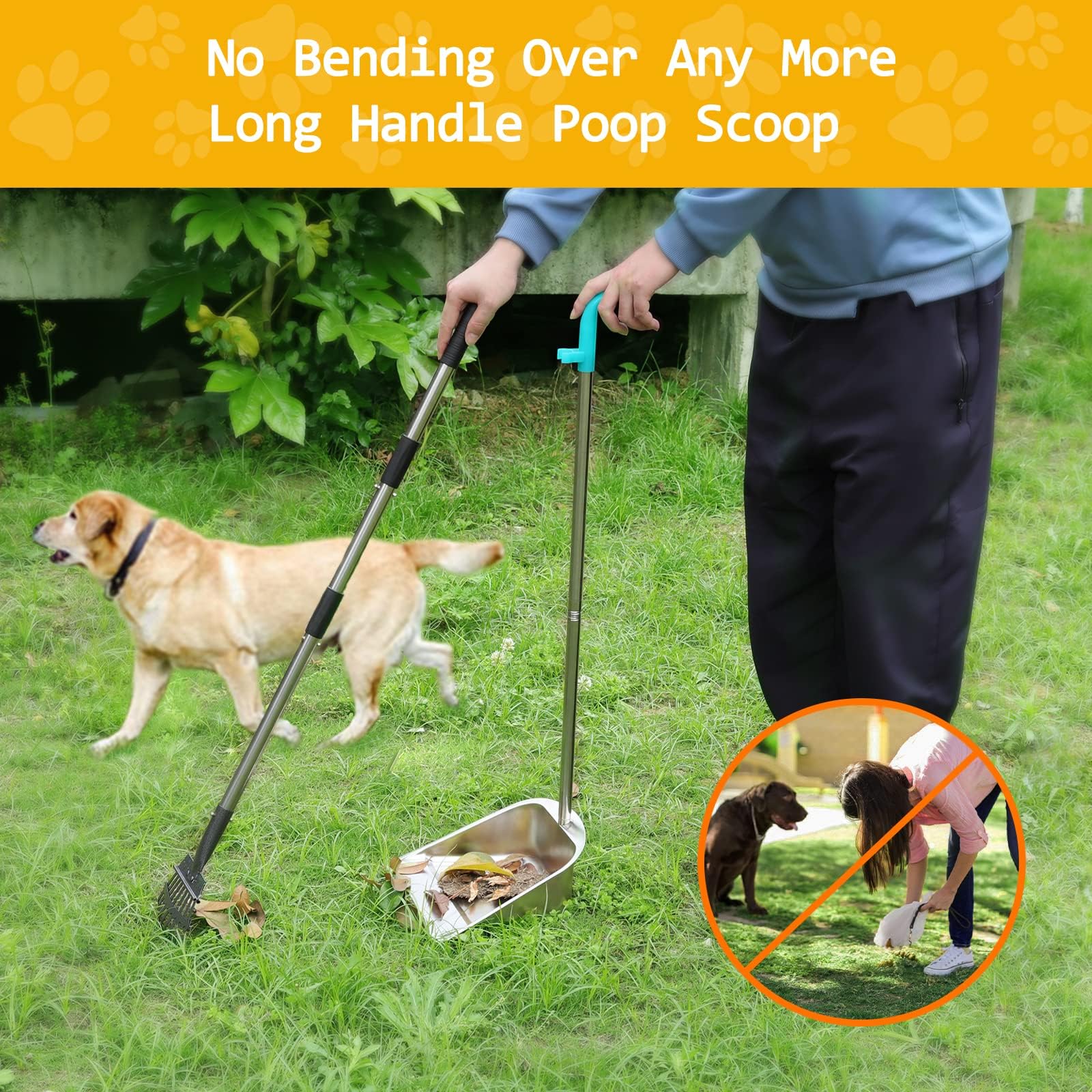 indiedouker no-bending design demonstrates back-friendly cleanup