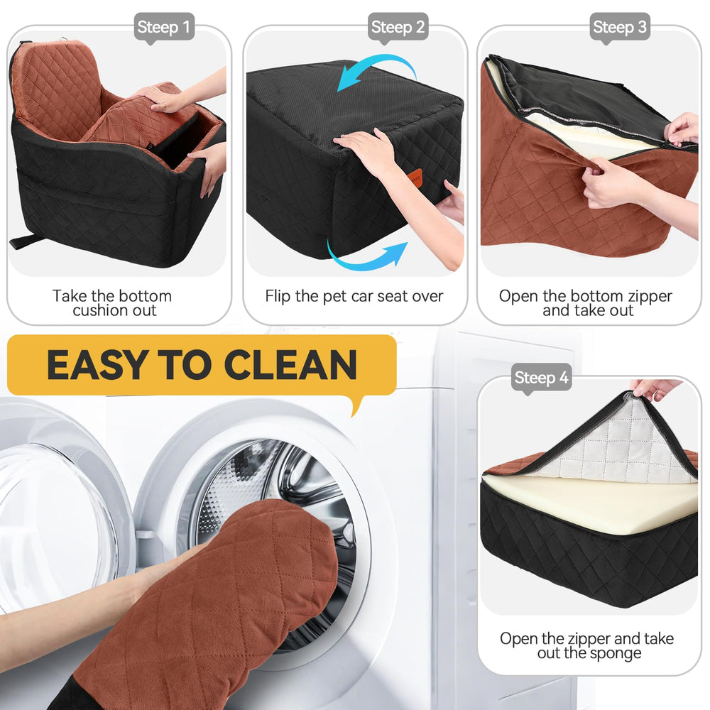 INDYBUD adjustable safety strap keeps your dog's harness secure.