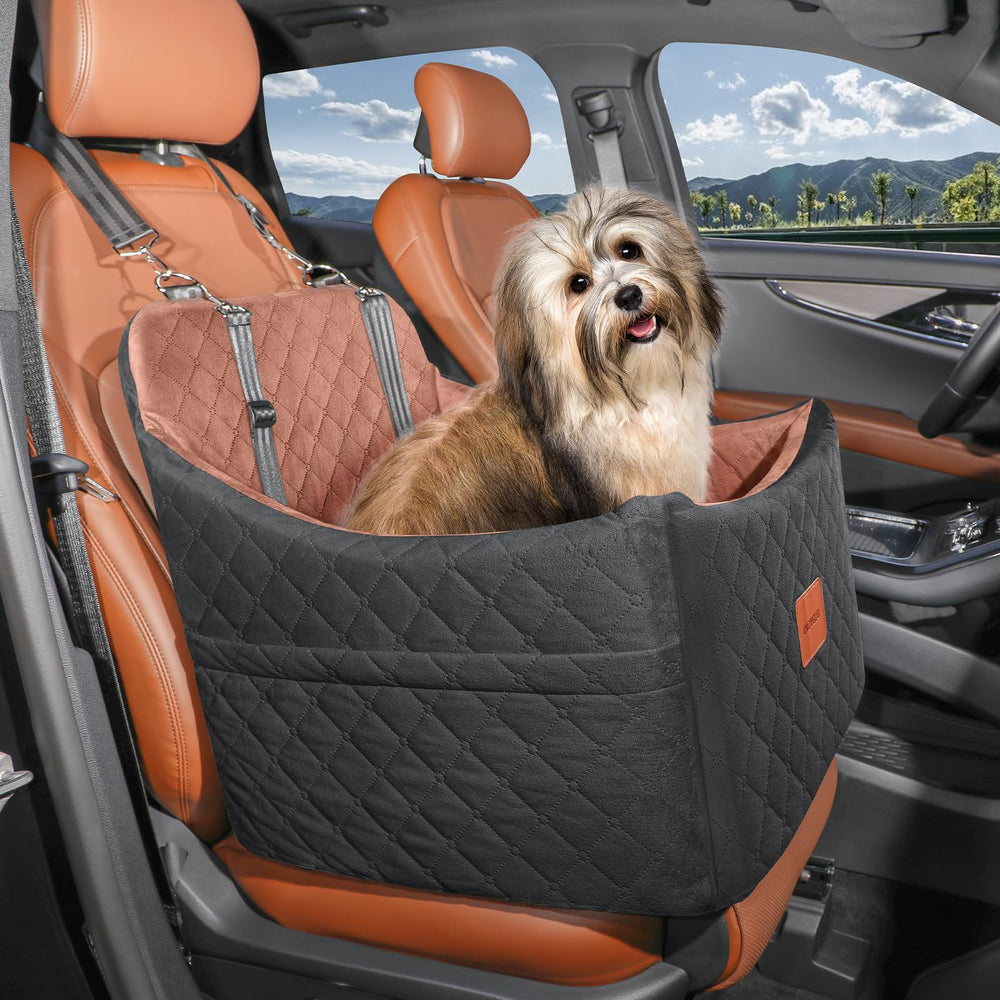 INDYBUD dog car seat doubles as a home or outdoor bed for versatility.