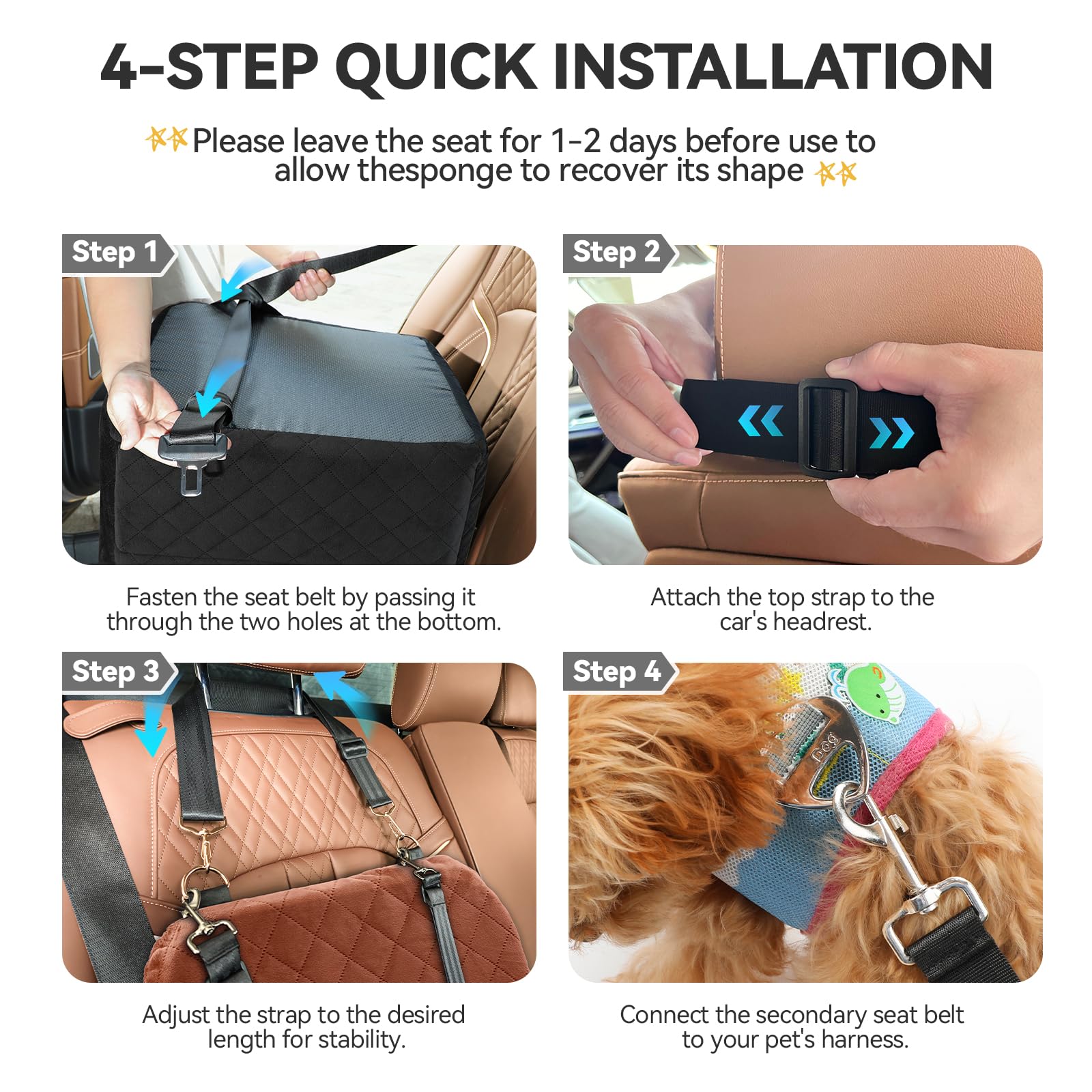 INDYBUD storage pockets hold treats and toys on the go.