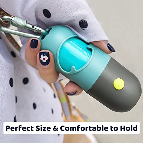 Infinite Node dispenser dimensions 4.3 x 1.6 inches for compact carry.