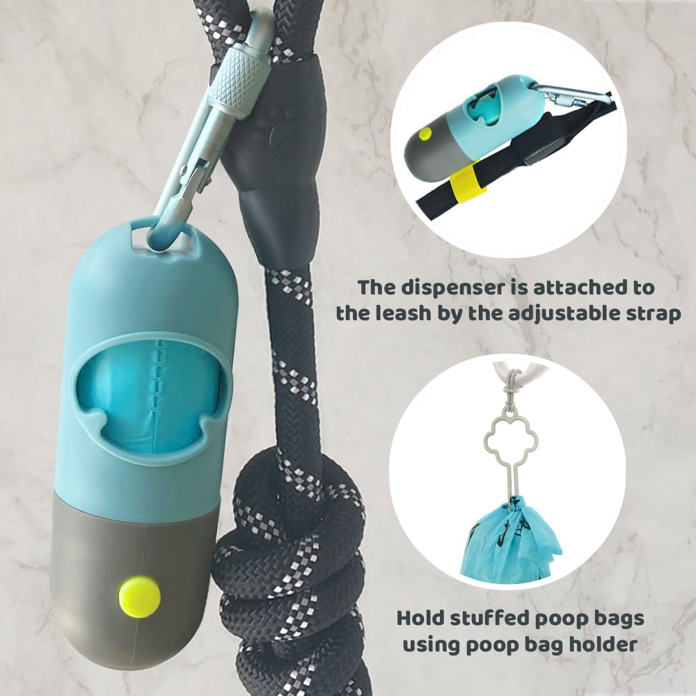 Infinite Node metal clip and straps for secure leash mounting and hands-free use.