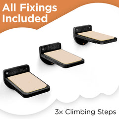 INICIO Cat Wall Stairs kittens to adults use for safe perches.