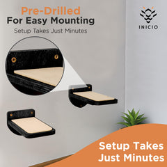 INICIO Cat Wall Stairs space-saving design complements modern interiors.