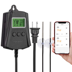 Inkbird IPT-2CH reptile thermostat with dual probes for precise terrarium temps.