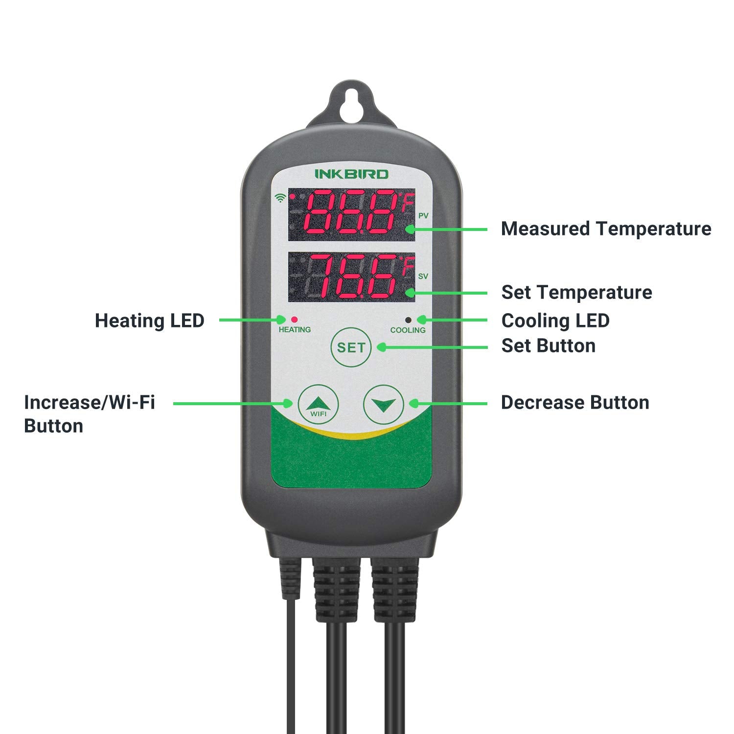 Inkbird ITC-308 aquarium setup image demonstrates ready-to-use temperature control for tanks.
