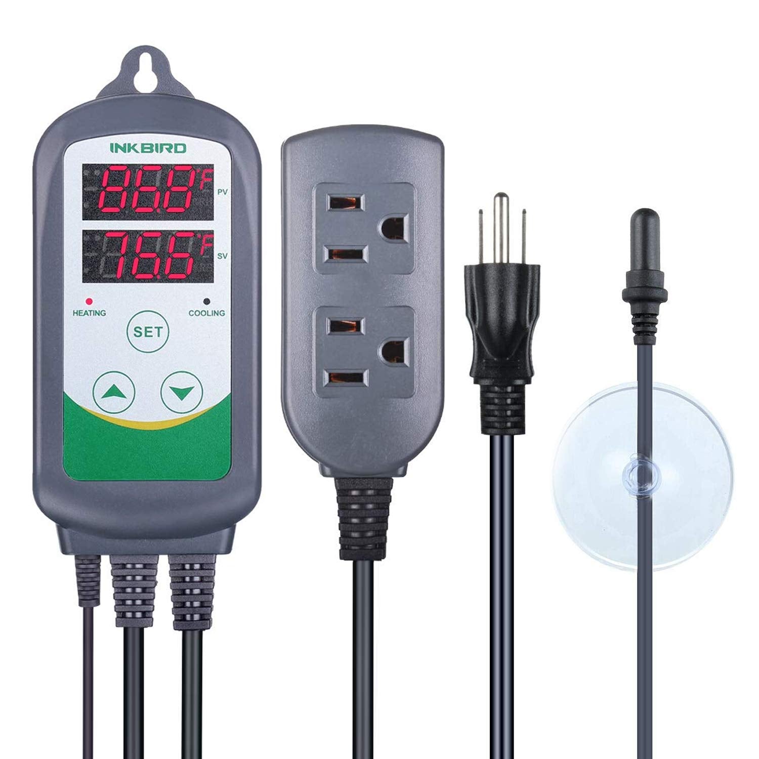 Inkbird ITC-308S aquarium wiring setup promotes safe, reliable power connections.