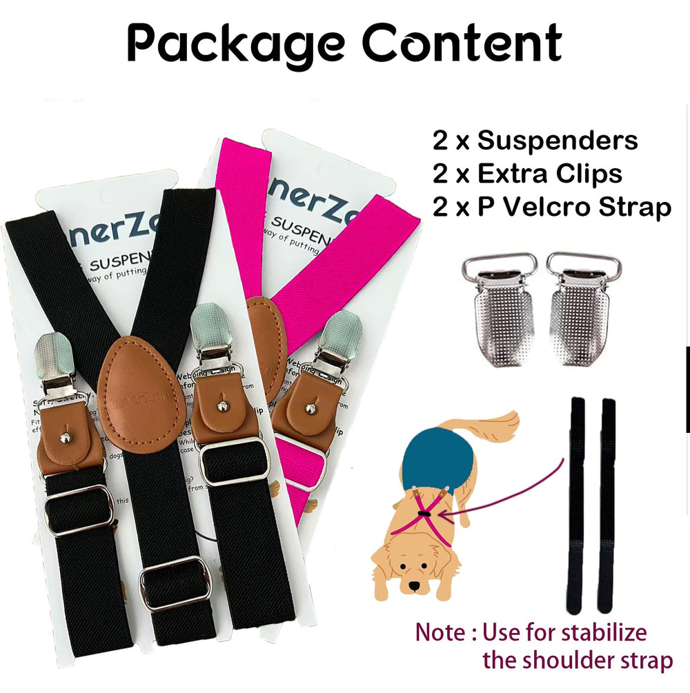 INNERZEN suspenders support dogs in heat for daily life routines.