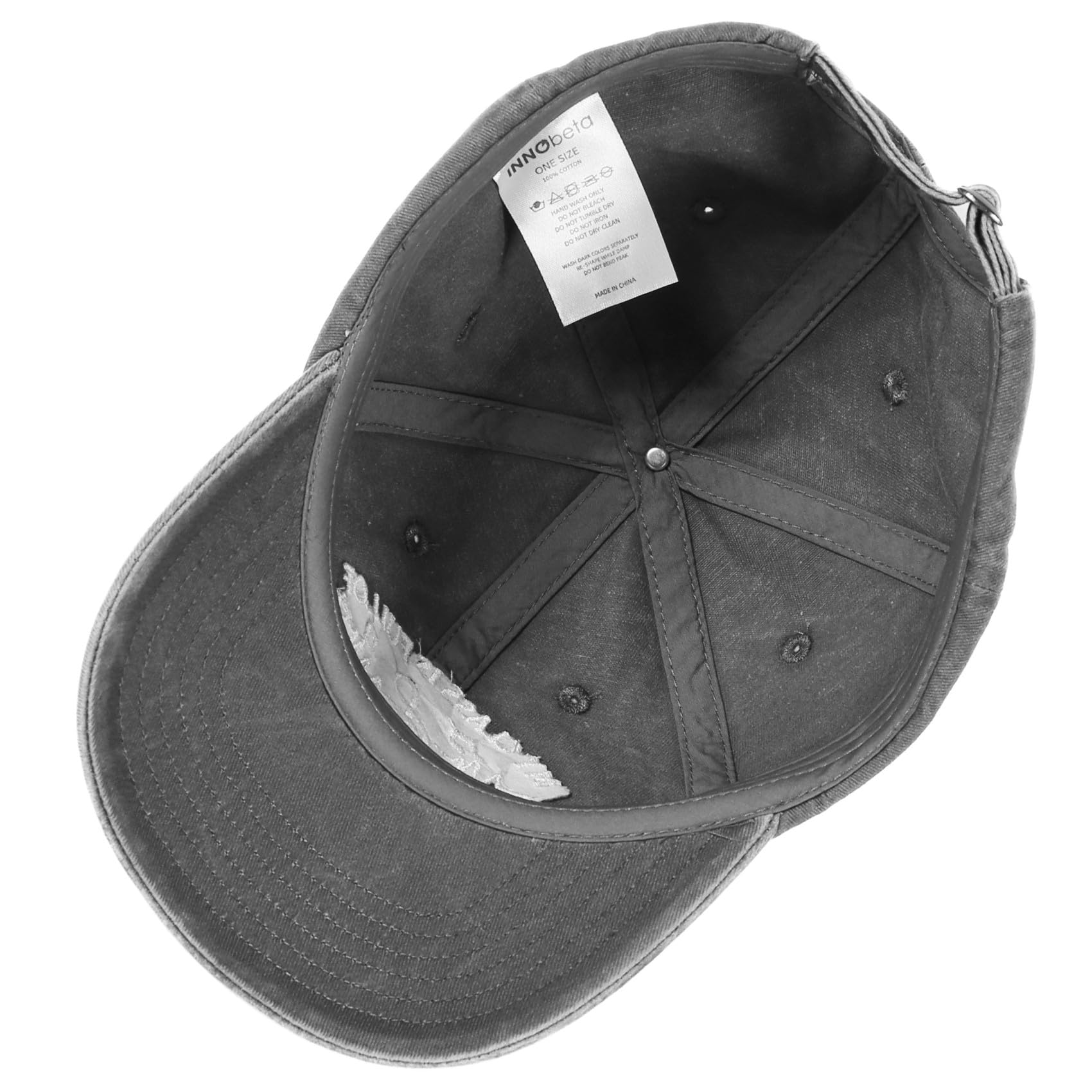 INNObeta adjustable cap grey ideal gift for dog lovers and professionals