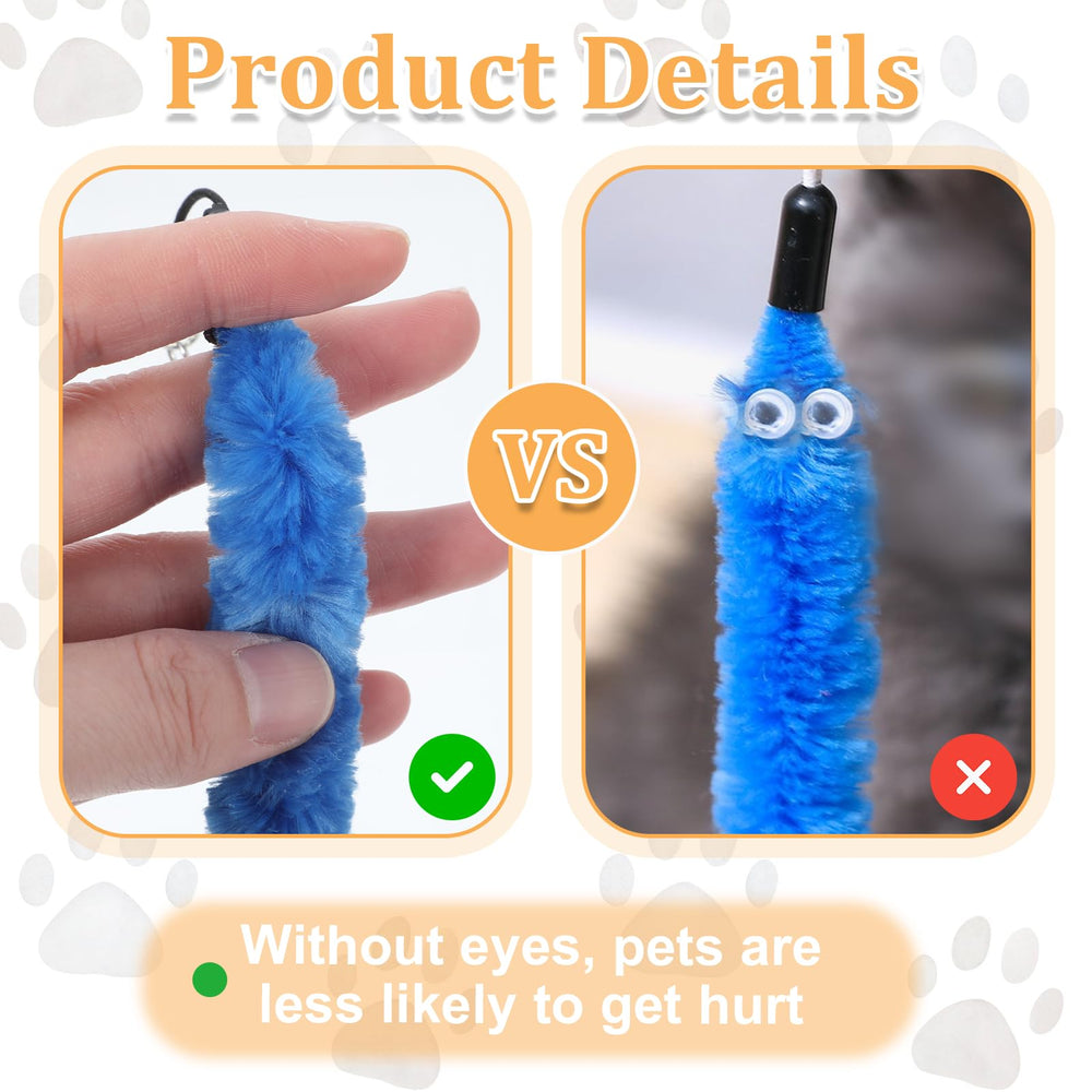 InnoHHustle cat worm orange toy sparks curiosity during teaser play