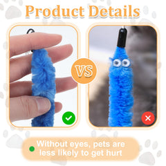InnoHHustle cat worm orange toy sparks curiosity during teaser play