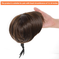 InnoHHustle dog wig DIY hairstyle demonstrates customizable looks for playful pets
