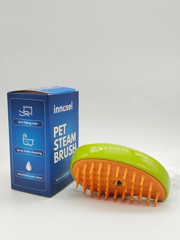 Innosel Cat Steam Brush - suitable for cats and dogs in everyday grooming sessions.