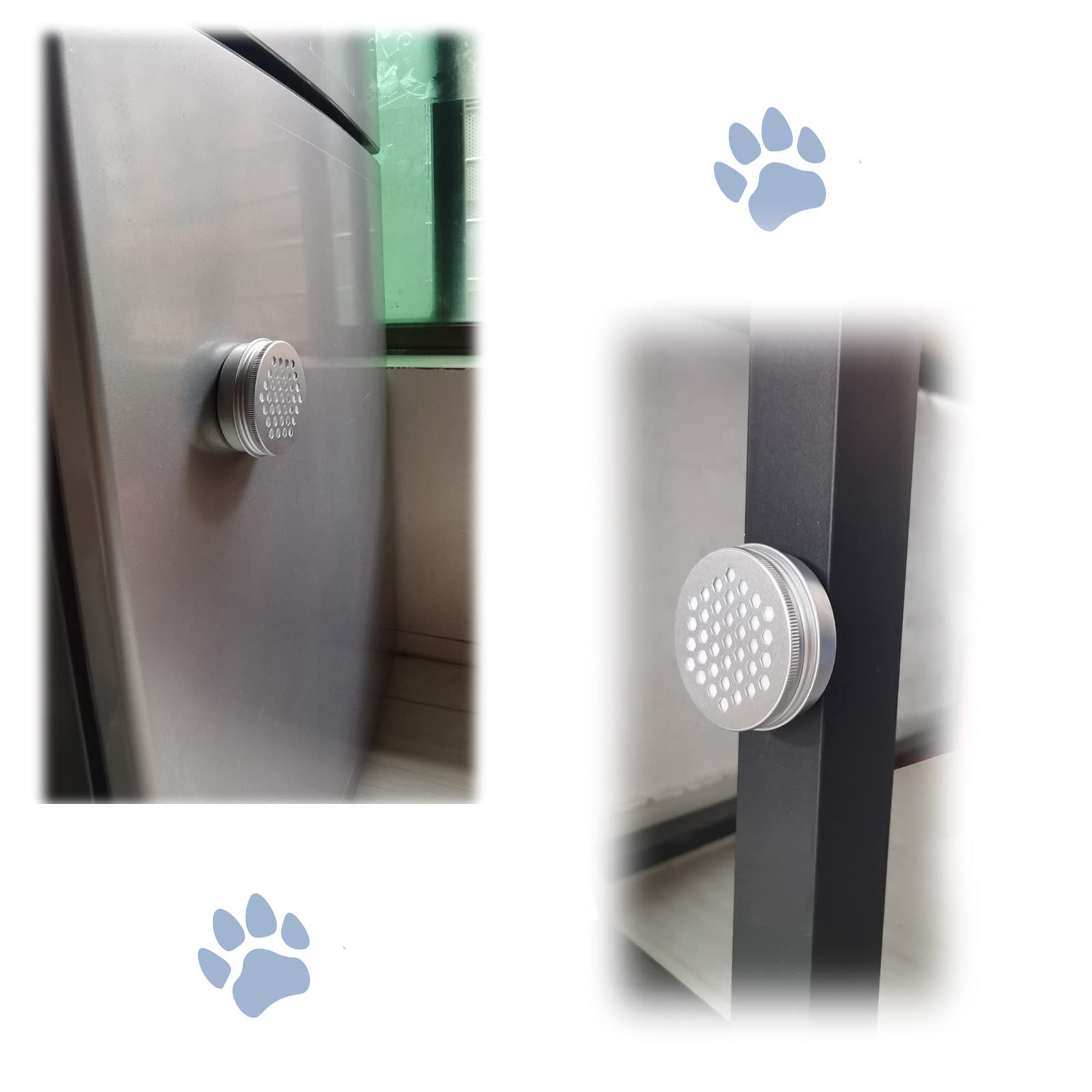 INNOYUMLIN tin lid holes allow gentle scent release for dogs.
