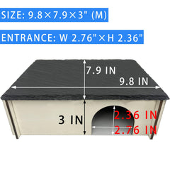 INOSCIND slate hide side view highlights durable stone and wood design for long-lasting use