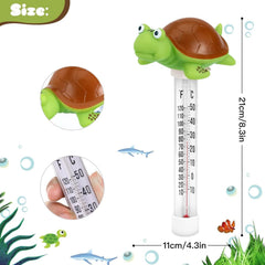 Inpool floating-thermometer-durable-shell offers shatter-resistant durability for outdoor pools