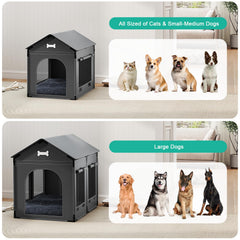 INRLKIT dog-house-assembly demonstrates quick setup, saving time.