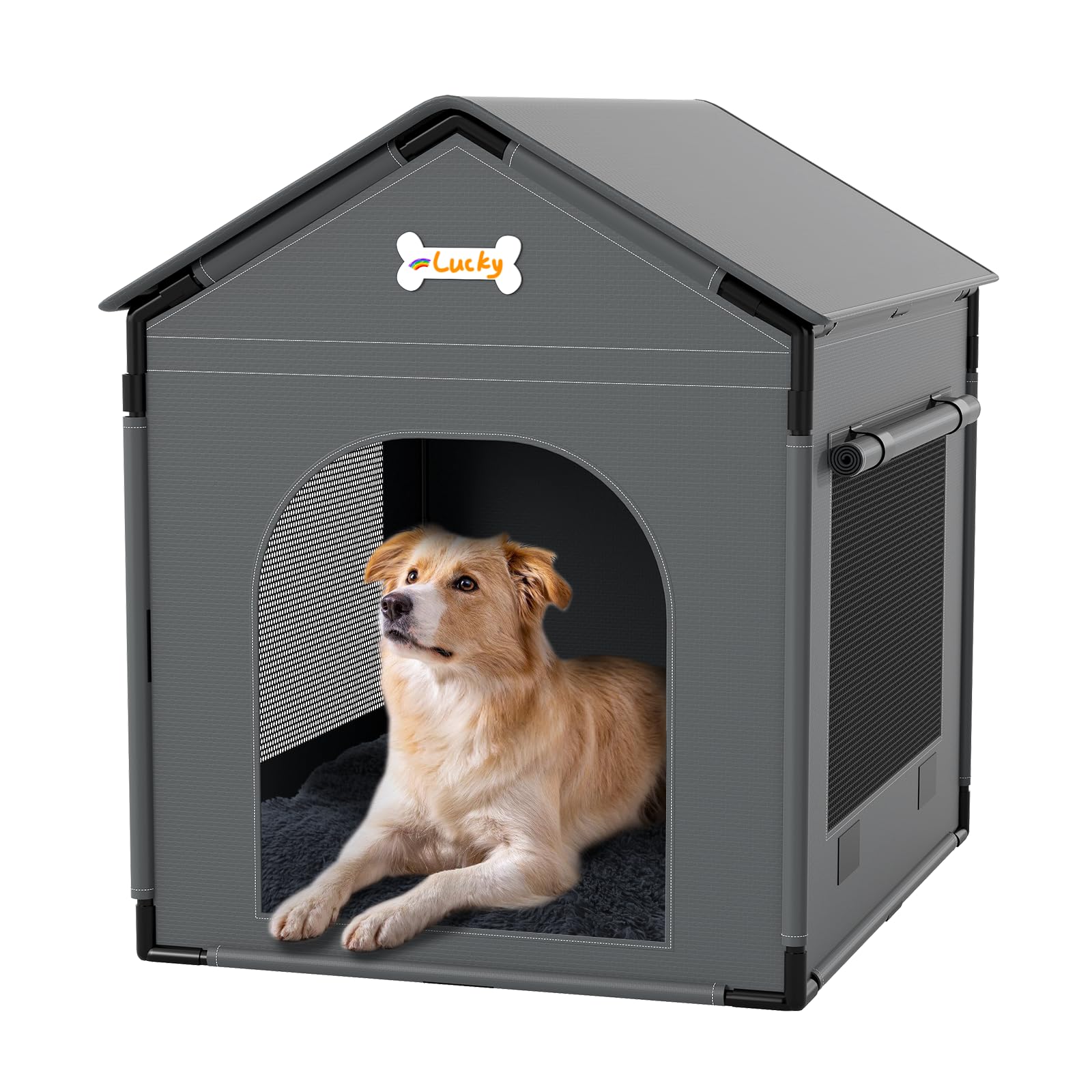 INRLKIT dog-house-multi-pet-use demonstrates versatile space for pets.