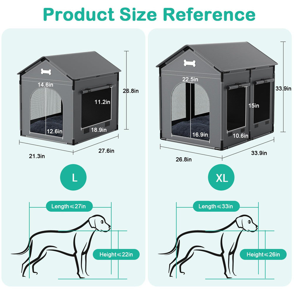INRLKIT large-dog-house-frame shows sturdy PVC construction for lasting use.