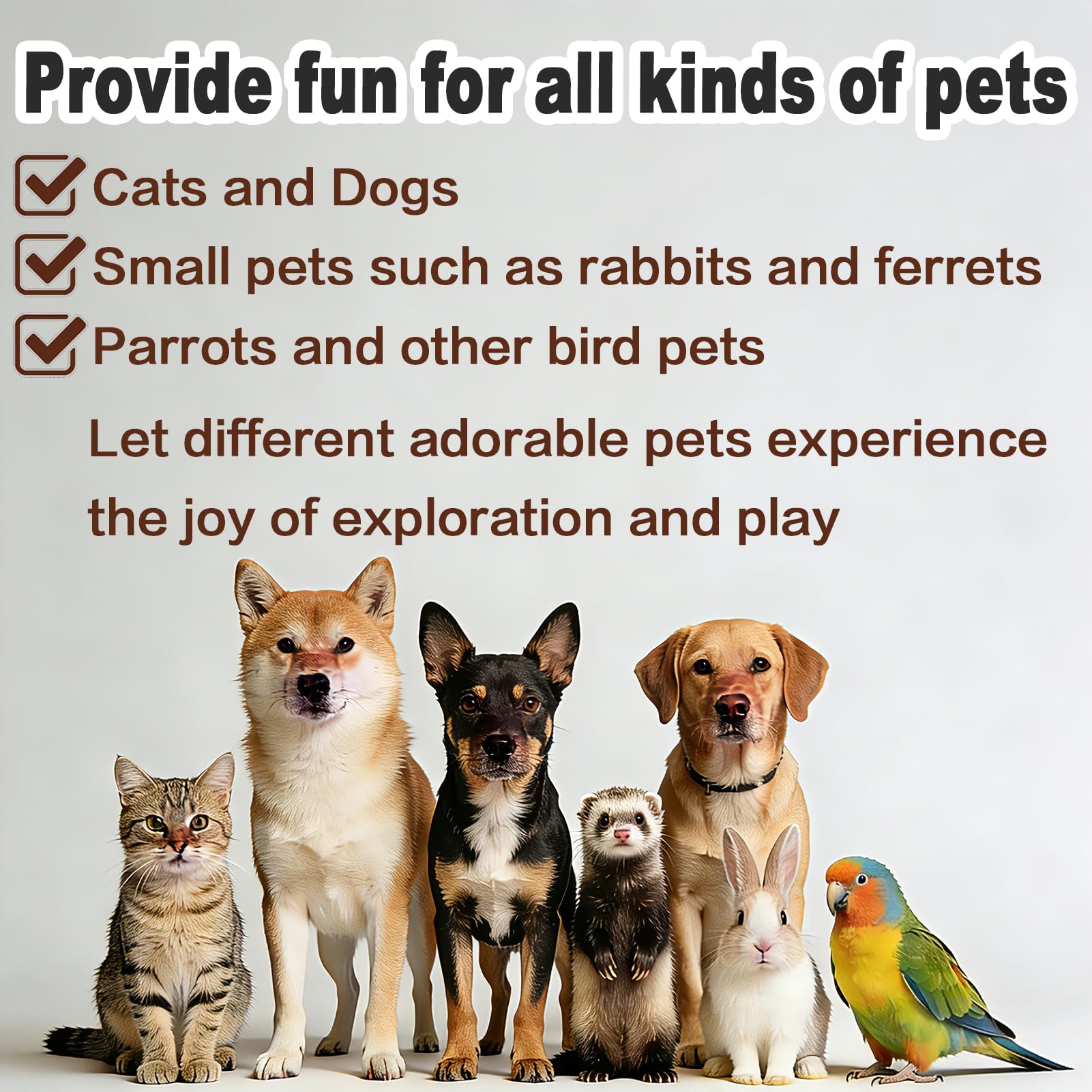 InsRakio cat puzzle feeder detachable parts simplify cleaning and maintenance