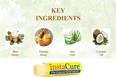 INSTACURE Original Nose Balm tube in pocket for on-the-go nasal hydration.