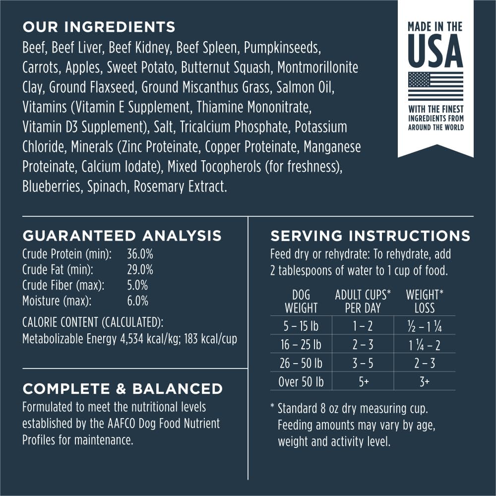 Instinct raw nutrition preserves nutrients for healthy digestion.