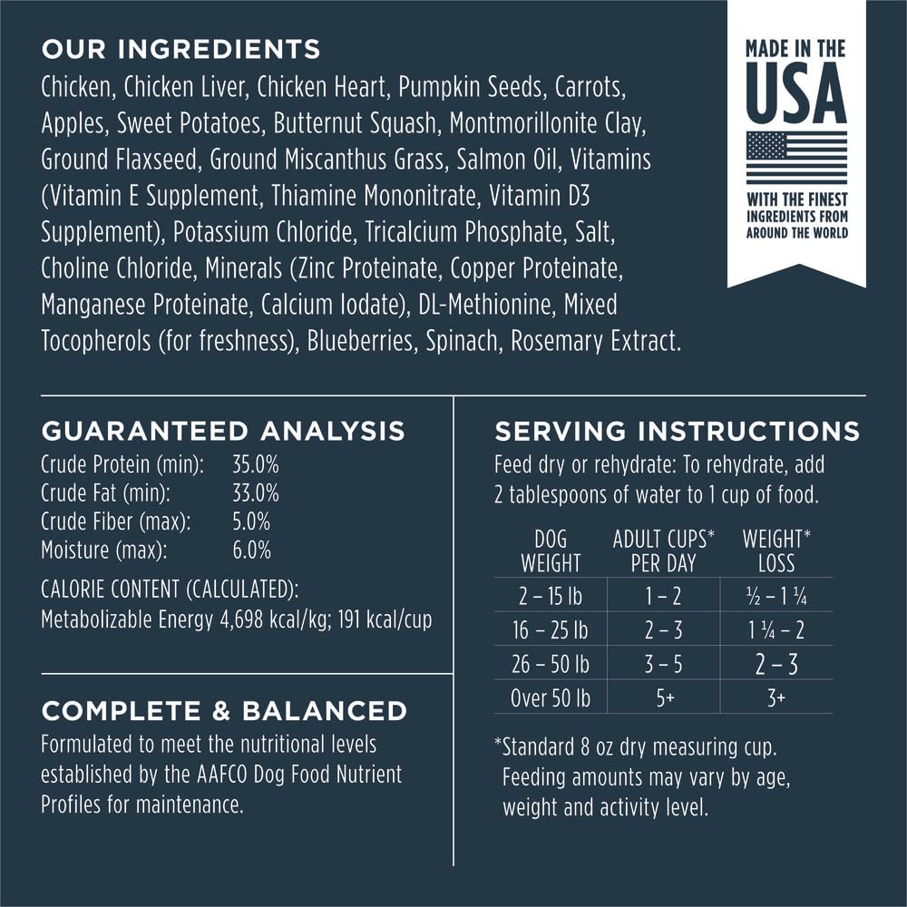 Instinct freeze-dried raw meals packaging nutrition highlights convenient feeding