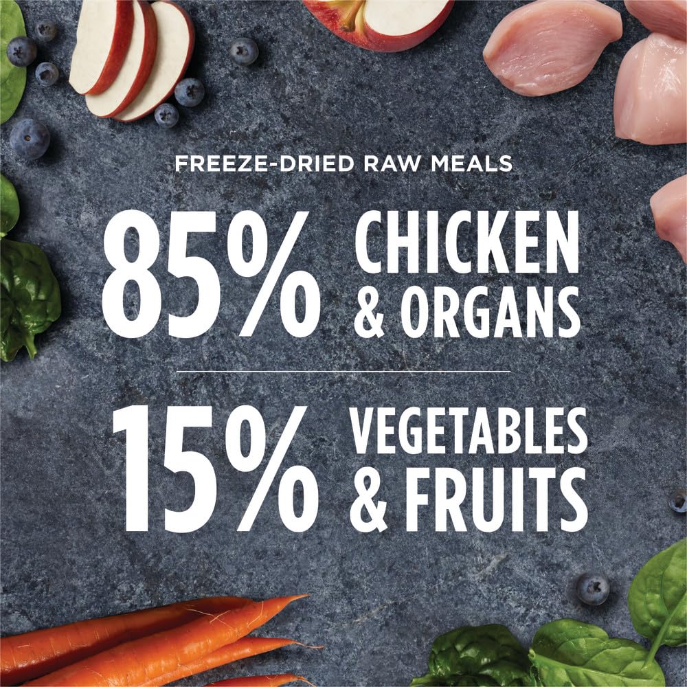 Instinct freeze-dried raw meals USA-made label signals domestic quality