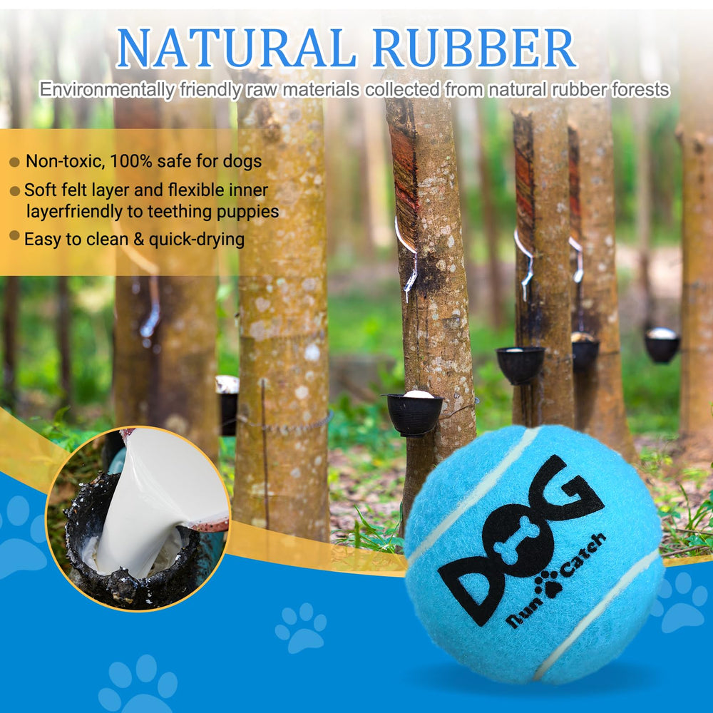 INSUM Squeaky Dog Balls blue small size for small dogs