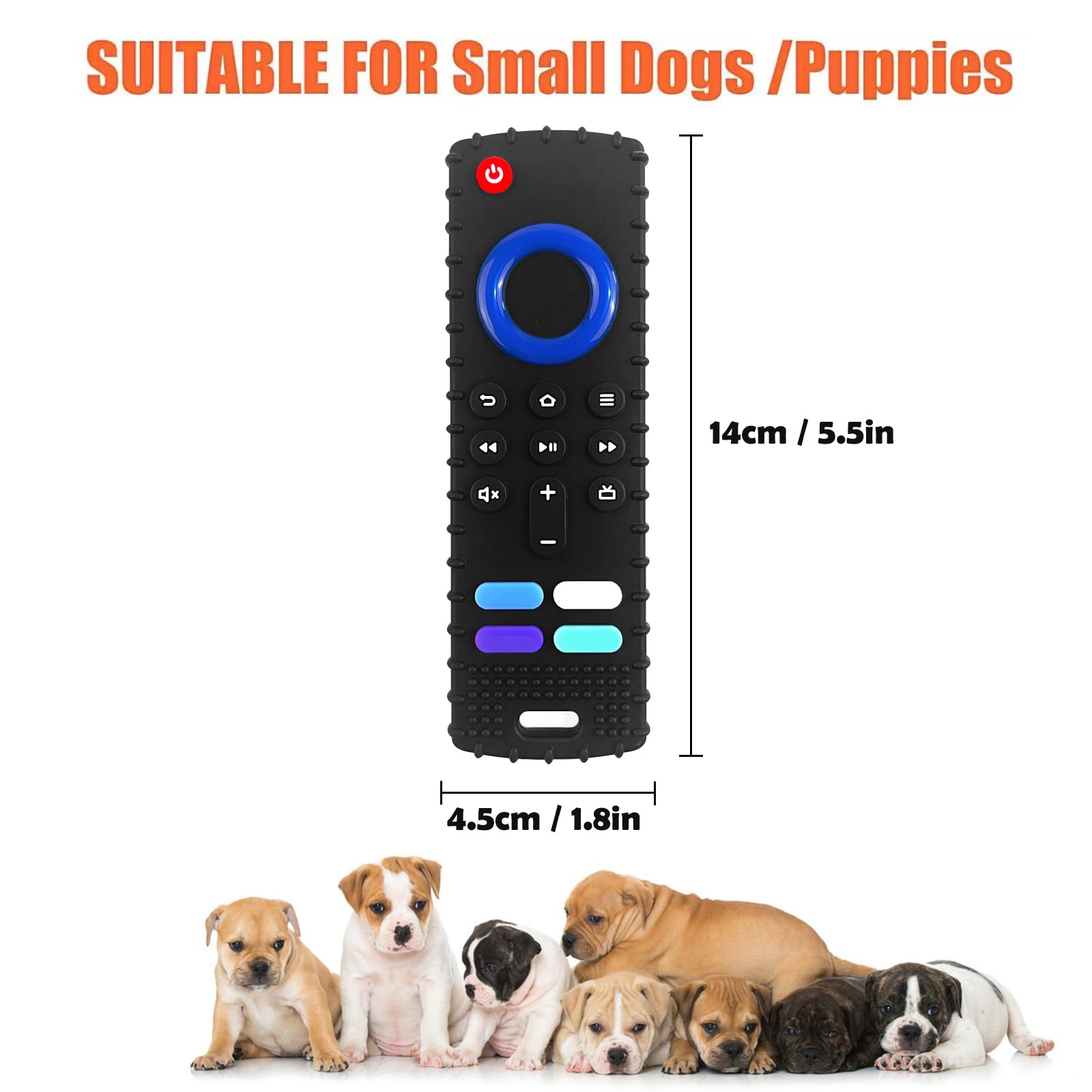 Intatikoo soft silicone puppy teether provides safe chewing and oral comfort