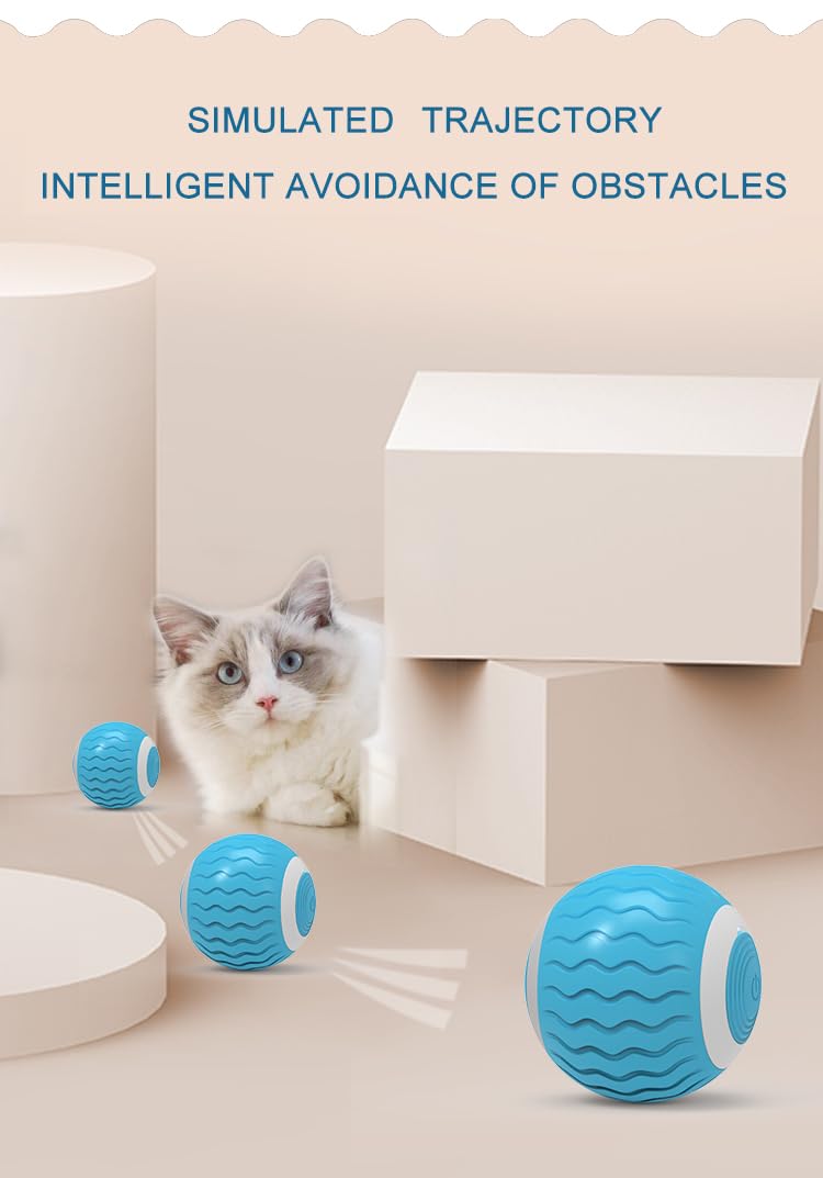 Interactive Cat Ball 42mm claw-control design enhances sense of control.