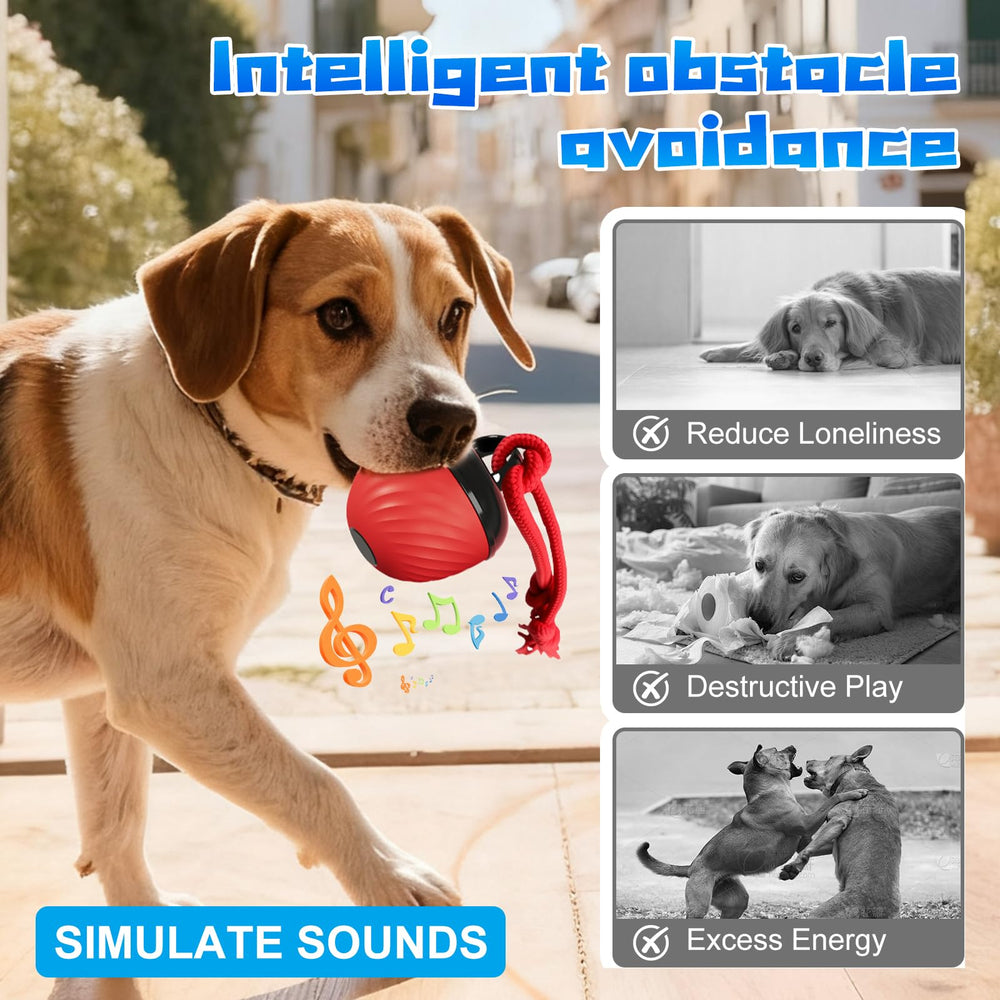 Interactive Dog Toys Ball closeup ropes emphasizes durable design for chewers