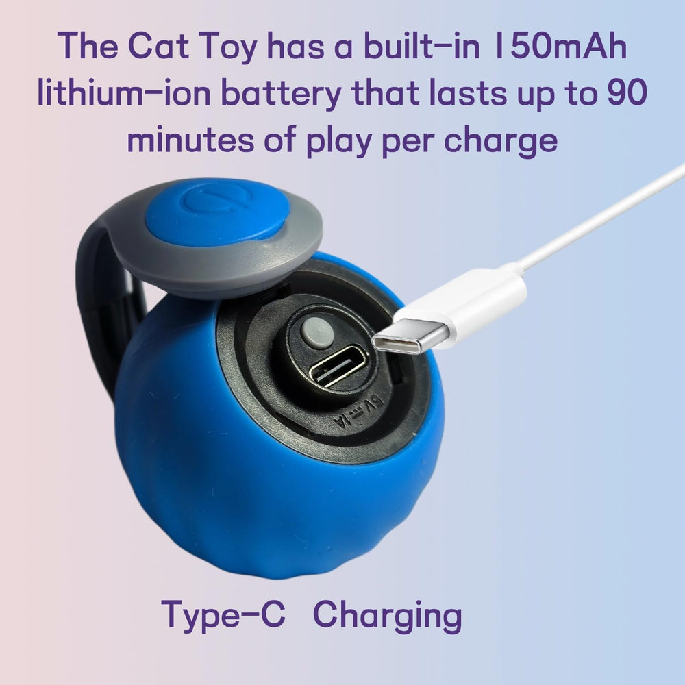 Interchangeable tails extend play variety with realistic prey-like movement.