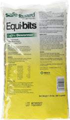 Intervet Safeguard dewormer pellets alfalfa-based — ready to mix into a meal.