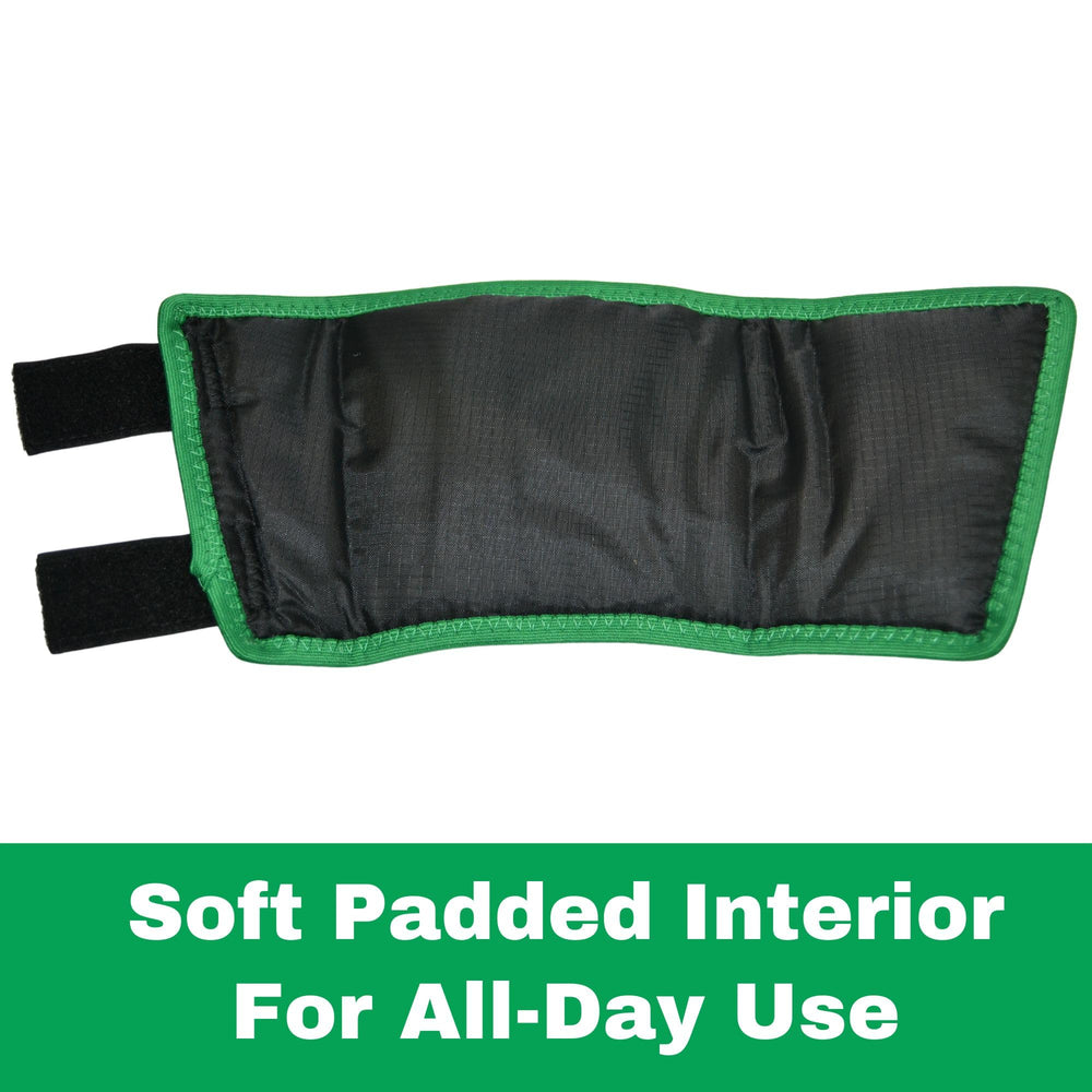 Intrepid Click Fetlock Shield tear-resistant fabric for durable protection.