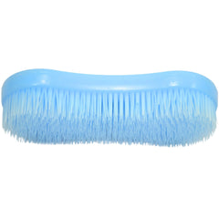 Intrepid International Magic Horse Brush demonstrates versatile use for dogs and livestock.