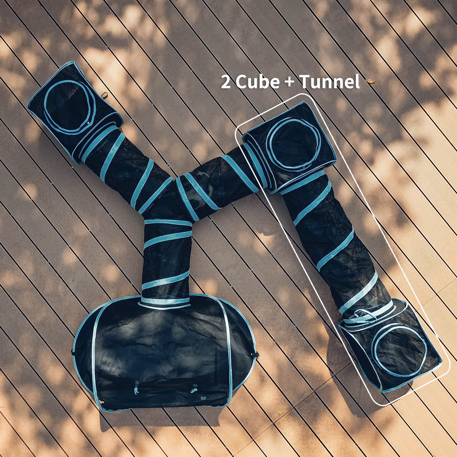 INTURN cat tent cube module provides cozy hiding spot and rest area