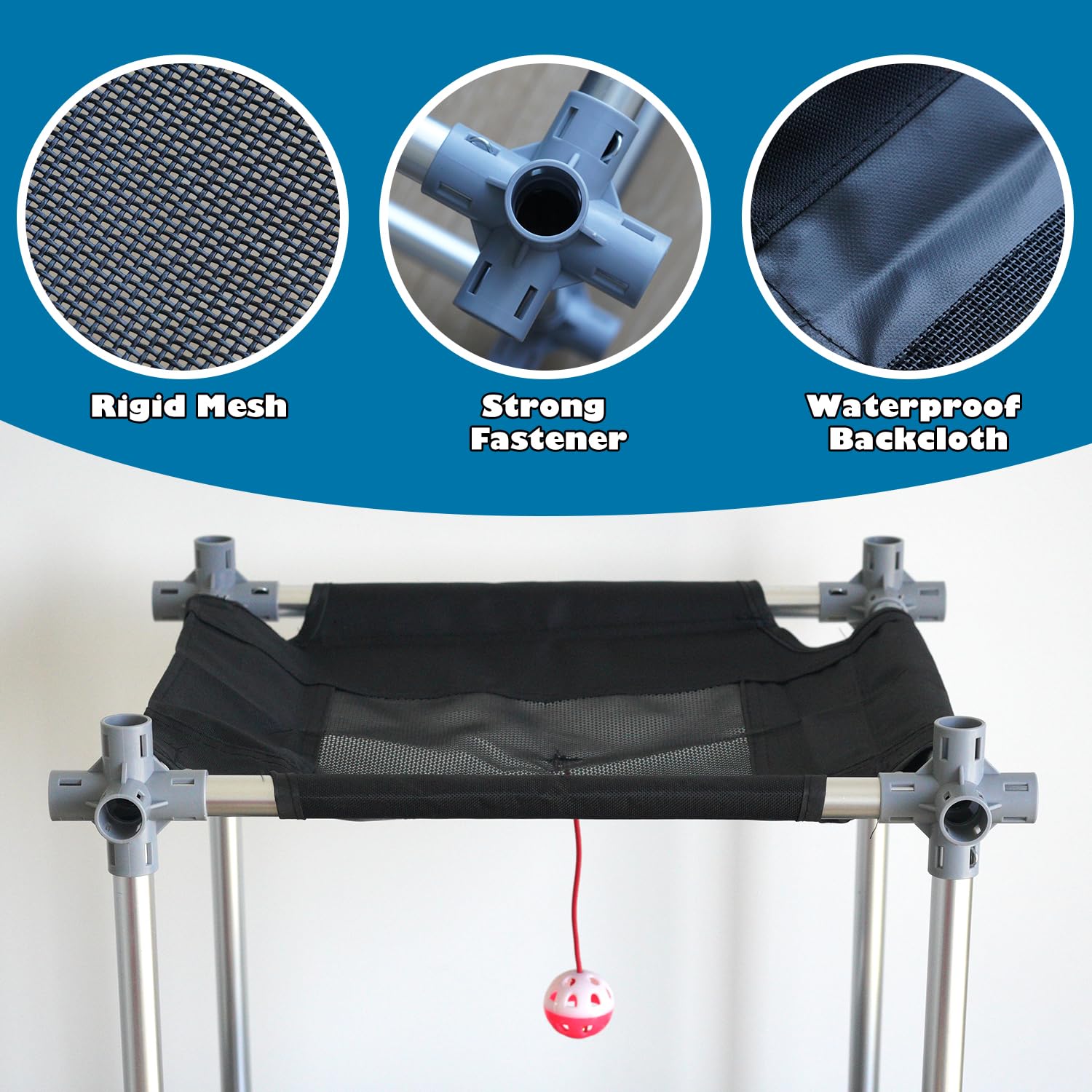 INTURN Catio Mega Kit safety-focused design for secure outdoor play