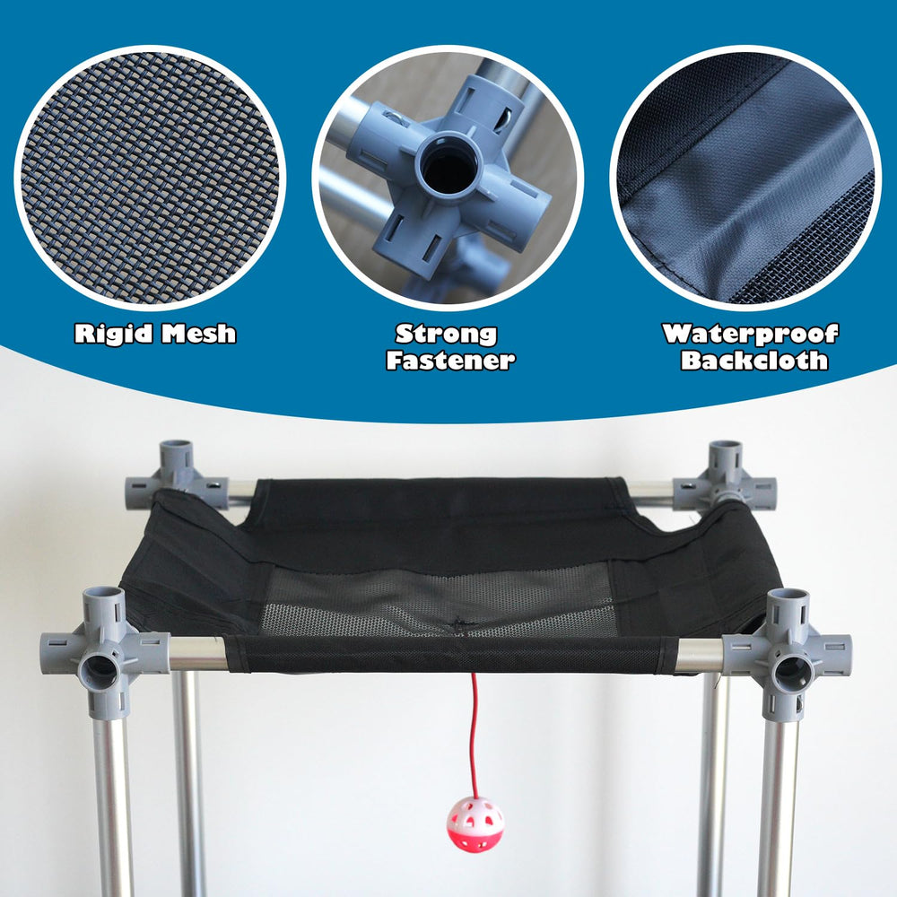 INTURN Catio Mega Kit safety-focused design for secure outdoor play