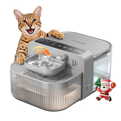 Invengo No-Filter Wireless Cat Water Fountain assembly and setup ready for use