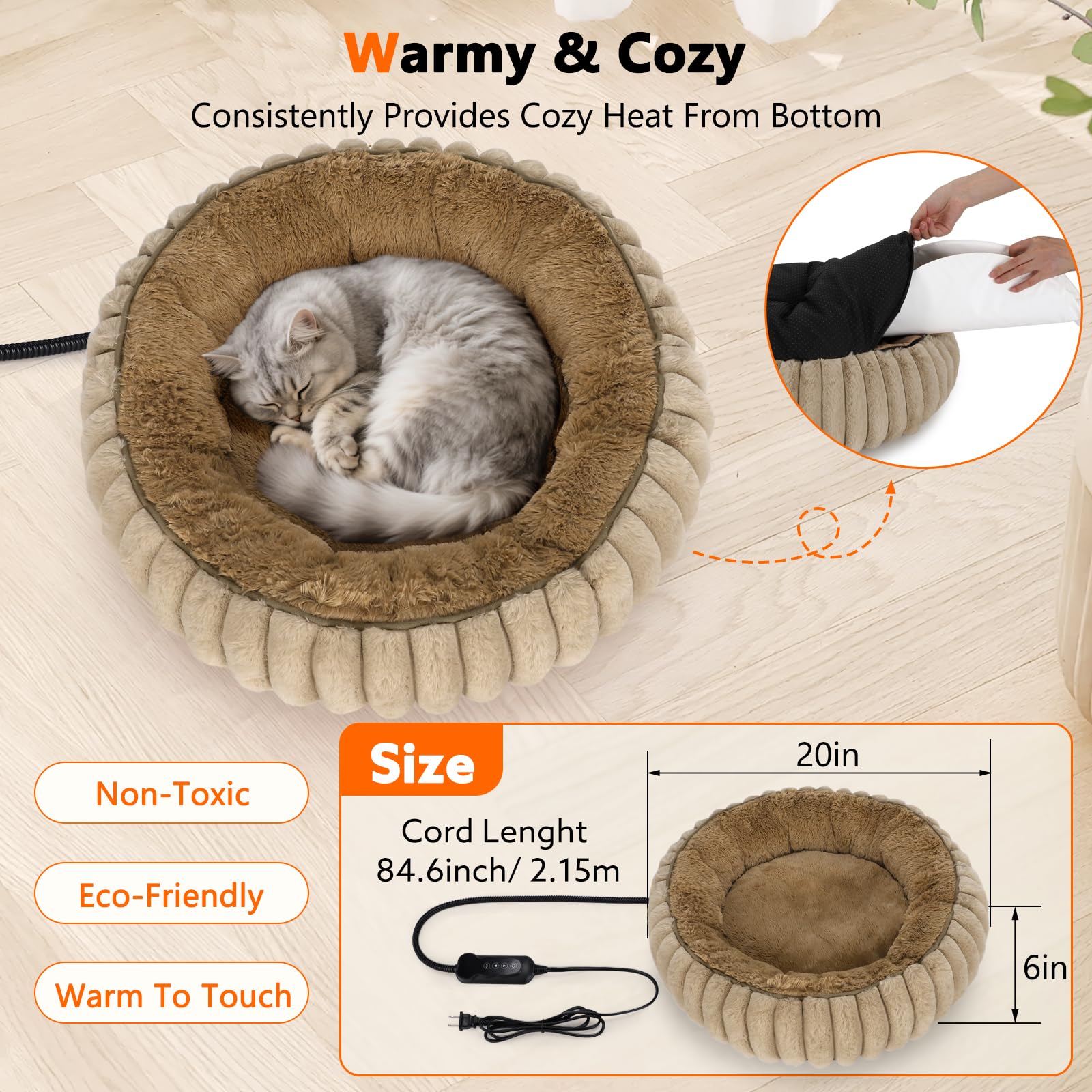 INVENHO anti-chew wire cover detail highlights pet-safe design