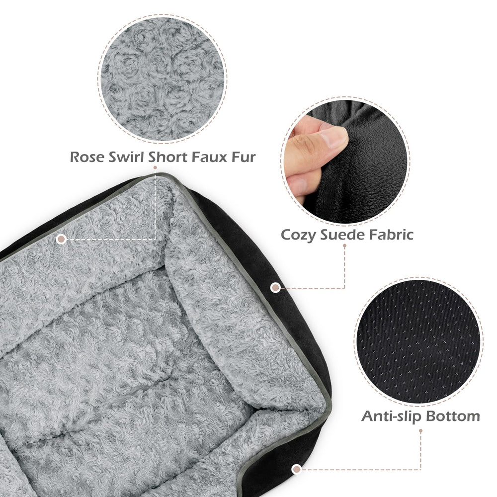 INVENHO anti-slip bottom keeps the bed in place during activity