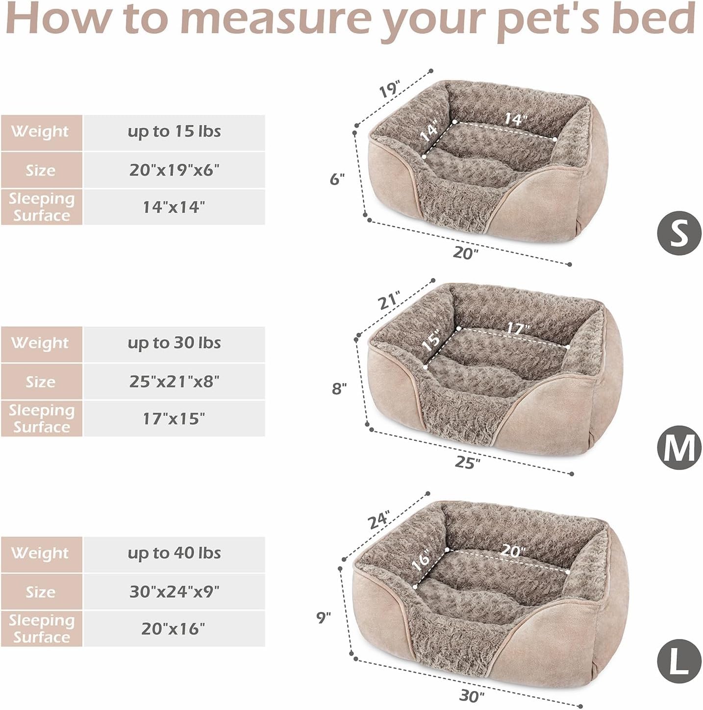 INVENHO dog bed anti-slip bottom keeps the bed in place during play.