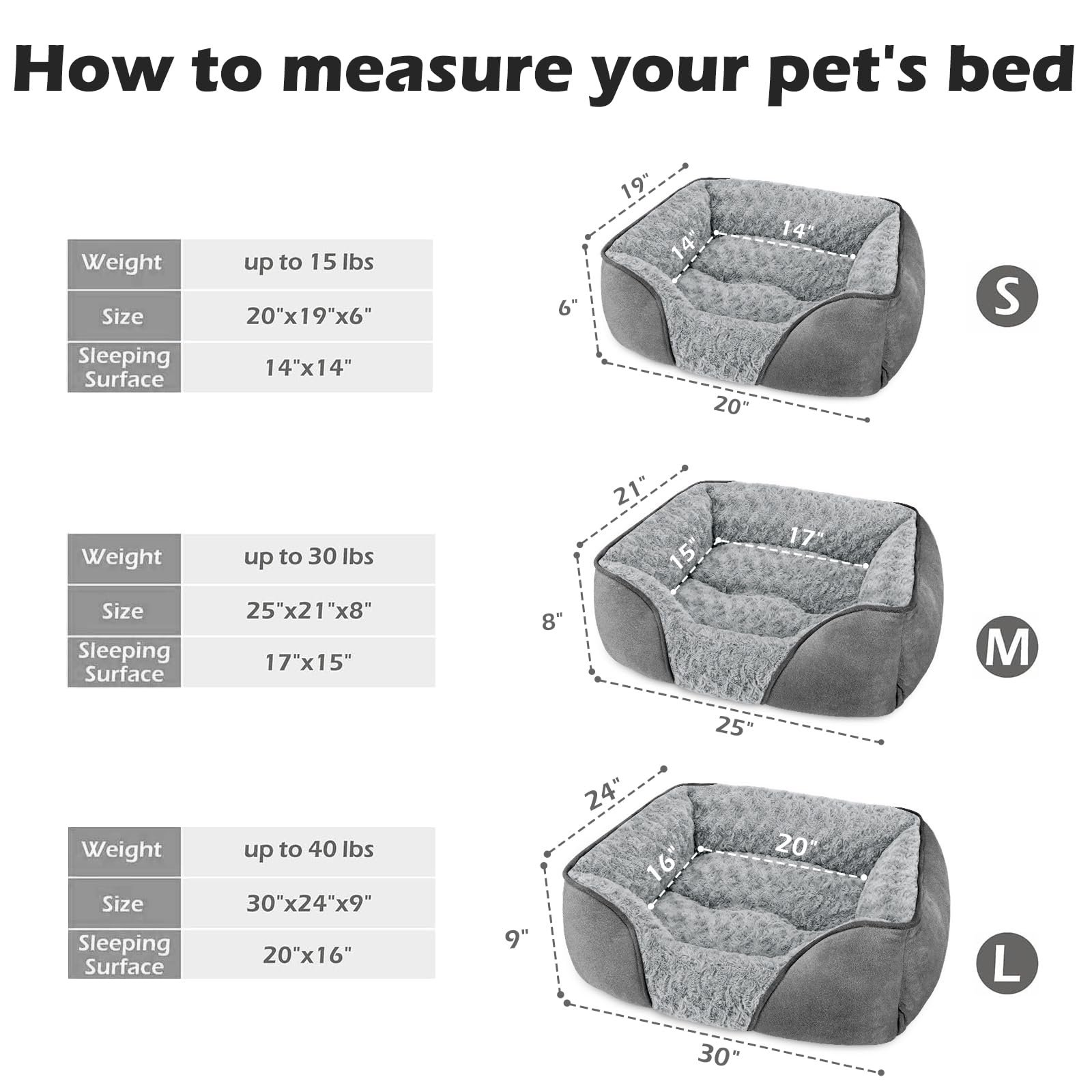 INVENHO large bed low-entry design enables easy access for small and senior dogs.