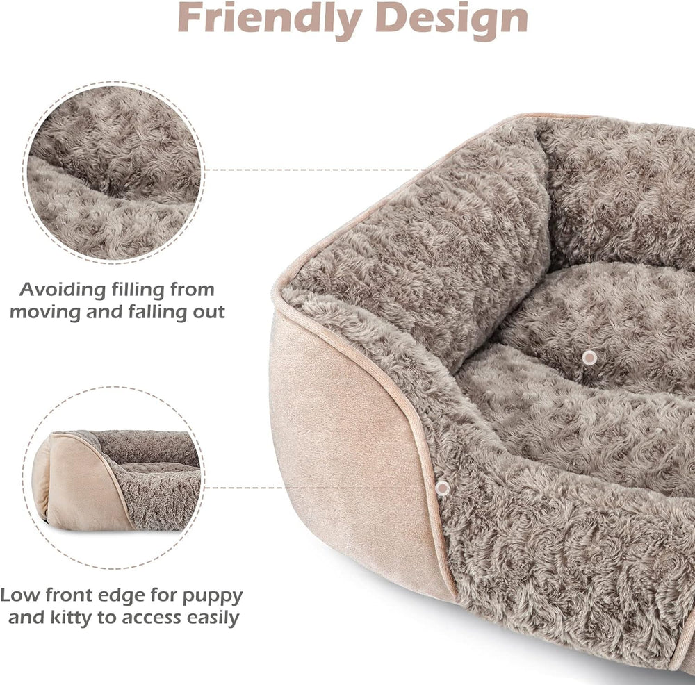 INVENHO dog bed machine-washable for simple, thorough cleaning.