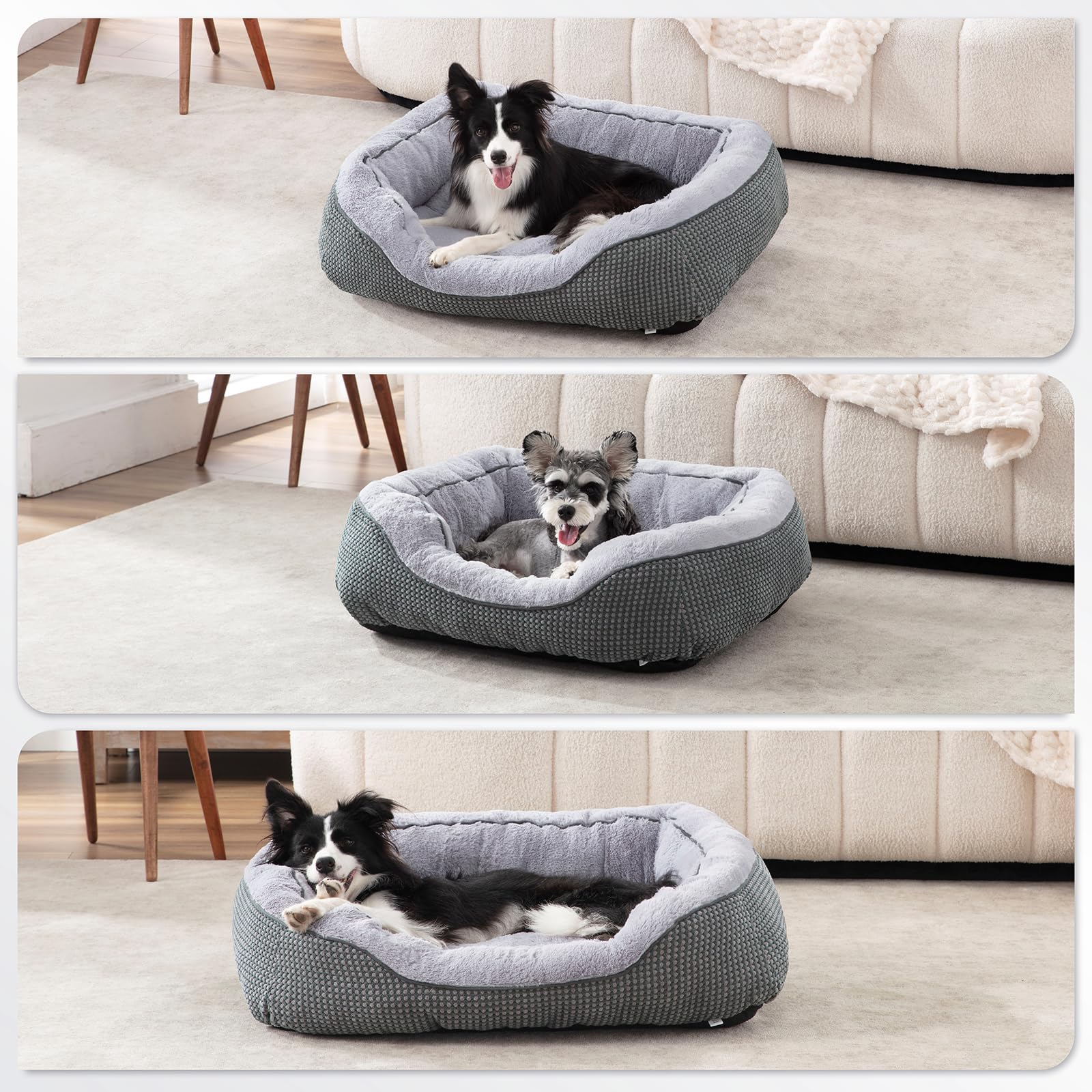 INVENHO Dog Bed small-dogs up to 15lbs ideal for cozy spaces.