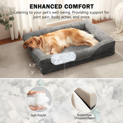 INVENHO washable cover with removable zipper makes cleaning quick and easy.